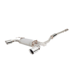 XFORCE 76 mm cat-back výfukový systém pro MITSUBISHI LANCER 2007-2015 EVO X