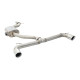 Výfukové systémy XFORCE 3" Cat-Back System s tlumičem výfuku Varex pro VOLKSWAGEN GOLF 2010-2013 GTI MK 6 | race-shop.cz