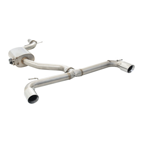 Výfukové systémy XFORCE 3" Cat-Back System s tlumičem výfuku Varex pro VOLKSWAGEN GOLF 2010-2013 GTI MK 6 | race-shop.cz