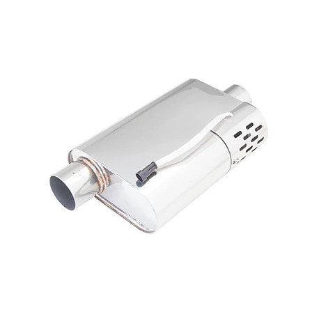 Univerzální tlumiče s klapkou Varex výfukový ventilový tlumič 4"x9,5"x14" 3" vstup, 3" výstup, jednokanálový | race-shop.cz