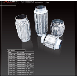 pletenec výfuku 89x200mm, nerezová