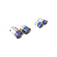 Výfukové systémy XFORCE 4" Blue Quad Tips pro AUDI S3 2013-2020 8V HATCH | race-shop.cz