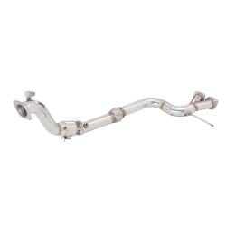 3" Downpipe s High-Flow Katalyzátor (pouze na okruh) pro FORD MUSTANG 2014-2017 ECOBOOST