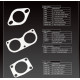 Těsnění výfuku 2.25" Těsnění příruby, 2 šrouby (úzké) | race-shop.cz