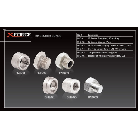 Adaptéry a Lambda sondy XFORCE adaptér lambda sondy, délka 15 mm | race-shop.cz