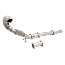 3" Downpipe s High-Flow Catalytic Converter (pouze na okruh) pro VOLKSWAGEN GOLF 2013-2020 GTI MK 7 & 7.5