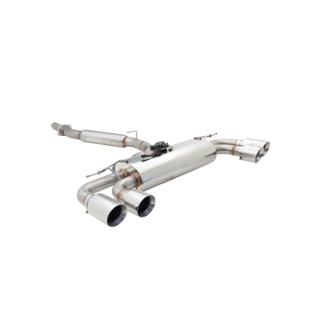 Výfukové systémy XFORCE 3" Cat-Back System s Varex Muffler a Smartbox pro VOLKSWAGEN GOLF 2013-2017 R MK 7 | race-shop.cz
