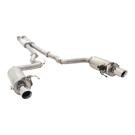 Výfukové systémy XFORCE 3" Cat-Back System s Round Varex Mufflers pro FORD MUSTANG 2015-2017 GT FASTBACK 5.0L | race-shop.cz