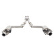 Výfukové systémy XFORCE 3" Cat-Back System s Round Varex Mufflers pro FORD MUSTANG 2015-2017 GT FASTBACK 5.0L | race-shop.cz