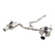 Výfukové systémy XFORCE XForce 3" Cat-Back System + Varex Mufflers for SUBARU FORESTER 2009-2012 DIESEL (SH) | race-shop.cz