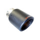 S jedním výstupem XFORCE 2.5″ Inlet, 4″ Round Angle-Cut Double Wall Carbon Fibre Tip | race-shop.cz