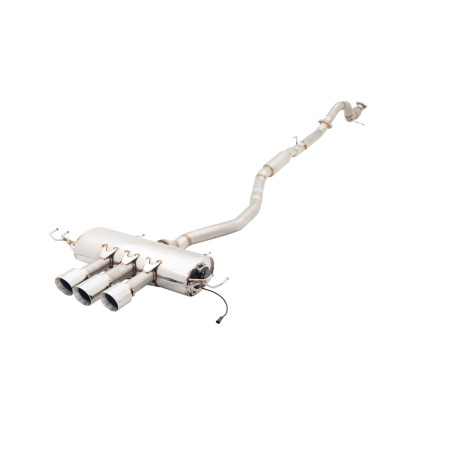 Výfukové systémy XFORCE XForce 3" Cat-Back System + Varex Muffler for HONDA CIVIC 2017- TYPE R FK8 | race-shop.cz