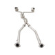 Výfukové systémy XFORCE 2.5" Cat-Back System s Varex Tlumiči pro LEXUS IS 2007-2014 F | race-shop.cz