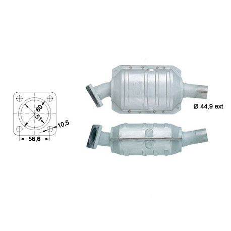 DPF a katalyzátory Magnaflow pro konkrétní model Magnaflow Katalyzátor na INNOCENTI | race-shop.cz