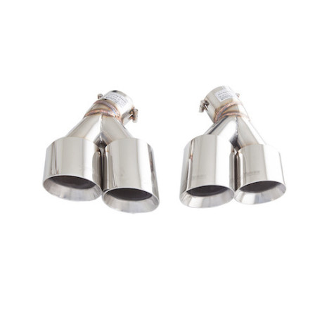 Výfukové systémy XFORCE Twin 4" Čtyři koncovky (pro systém Xforce, nelze použít pro systém OEM) pro CHEVROLET CAMARO 2016- SS GEN 6 | race-shop.cz