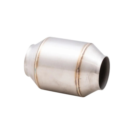 Univerzální katalyzátory 2.5" Short Body Metallic High-Flow Racing Catalytic Converter (100cell) - Round | race-shop.cz