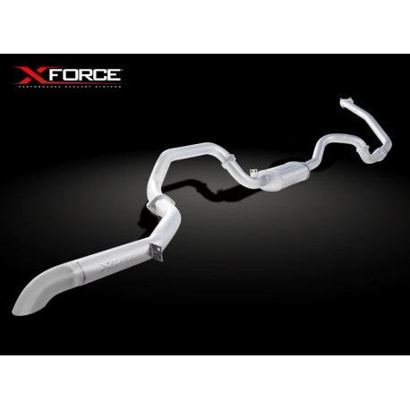 Výfukové systémy XFORCE 3" Turbo-Back System (pouze na okruh) pro TOYOTA LANDCRUISER 1990-1998 80 Series TD Wagon | race-shop.cz