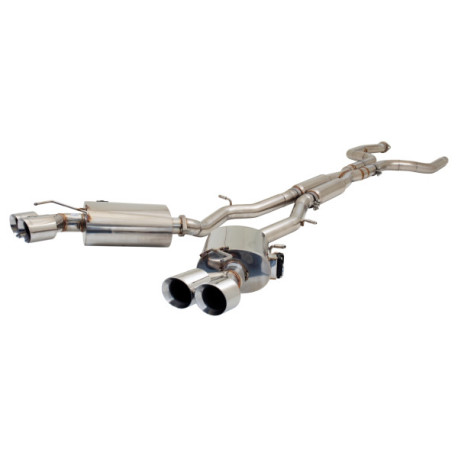 Výfukové systémy XFORCE XForce 3" Twin Cat-Back System + Varex Mufflers for CHEVROLET CAMARO 2016- SS GEN 6 | race-shop.cz