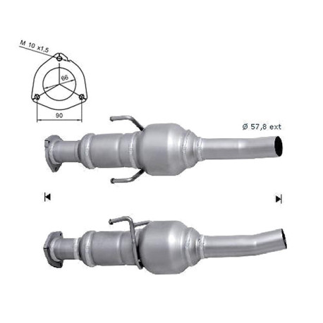 DPF a katalyzátory Magnaflow pro konkrétní model Magnaflow Katalyzátor na IVECO IVECO | race-shop.cz