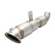 Down pipe, dump pipe 4"-3 3/8" Downpipe s High-Flow Katalyzátor (pouze na okruh) pro TOYOTA SUPRA 2019- MK5 A90, J29 | race-shop.cz