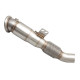 Down pipe, dump pipe 4"-3 3/8" Downpipe s High-Flow Katalyzátor (pouze na okruh) pro TOYOTA SUPRA 2019- MK5 A90, J29 | race-shop.cz