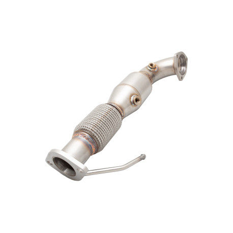 Down pipe, dump pipe 2.5" Downpipe s High-Flow Katalyzátor (pouze na okruh) pro KIA CERATO 2019- GT | race-shop.cz