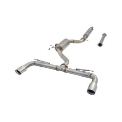 XForce 3" Cat-Back System + Varex Muffler for VOLKSWAGEN GOLF 2021- GTI MK8