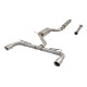 Výfukové systémy XFORCE 3" Cat-Back System pro VOLKSWAGEN GOLF GTI MK 7/ 7.5/ 8 | race-shop.cz