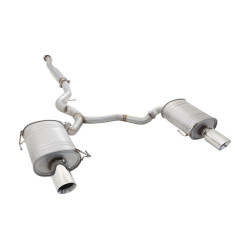 3" Cat-Back System s Round Tlumiči pro SUBARU LEGACY 2006-2009 GEN 4 GT BL9 BP9 EJ25 TURBO