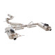 Výfukové systémy XFORCE 3" Cat-Back System s Varex Tlumiči pro SKODA OCTAVIA RS NX 2020- | race-shop.cz
