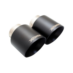 4" Black Tips (for Xforce system only, will NOT fit OEM) for HYUNDAI I30 2020- N LINE SEDAN CN7.V1 1.6L TURBO DCT