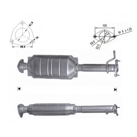 DPF a katalyzátory Magnaflow pro konkrétní model Magnaflow Katalyzátor na LANCIA | race-shop.cz