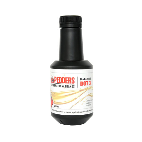 Brzdy Pedders PEDDERS brzdová kapalina DOT 3, 500 ml | race-shop.cz