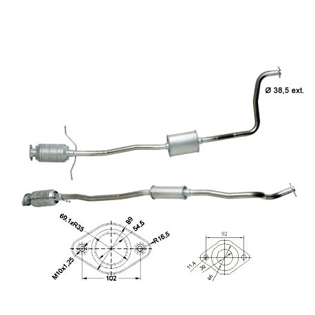 DPF a katalyzátory Magnaflow pro konkrétní model Magnaflow Katalyzátor na MAZDA | race-shop.cz