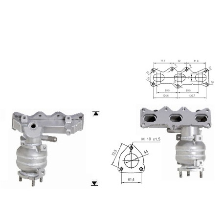 DPF a katalyzátory Magnaflow pro konkrétní model Magnaflow Katalyzátor na MAZDA | race-shop.cz