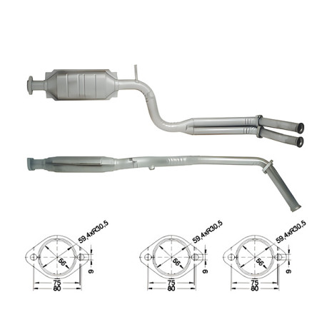 DPF a katalyzátory Magnaflow pro konkrétní model Magnaflow Katalyzátor na MERCEDES | race-shop.cz