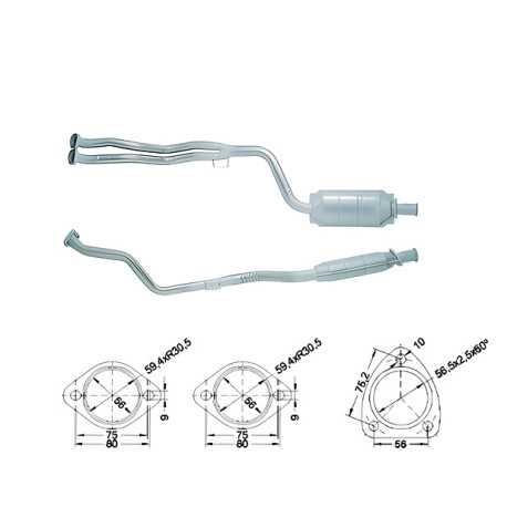 DPF a katalyzátory Magnaflow pro konkrétní model Magnaflow Katalyzátor na MERCEDES | race-shop.cz