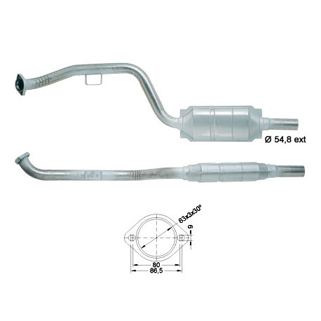 DPF a katalyzátory Magnaflow pro konkrétní model Magnaflow Katalyzátor na MERCEDES | race-shop.cz