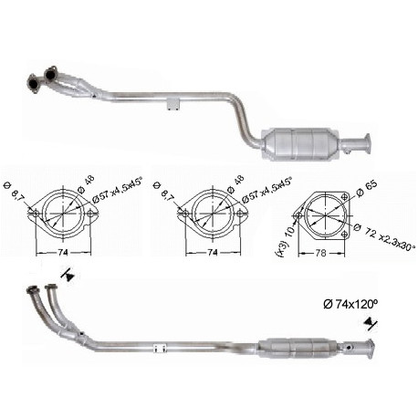 DPF a katalyzátory Magnaflow pro konkrétní model Magnaflow Katalyzátor na MERCEDES | race-shop.cz