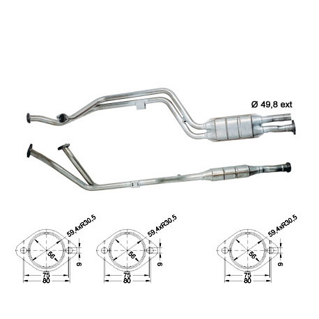 DPF a katalyzátory Magnaflow pro konkrétní model Magnaflow Katalyzátor na MERCEDES | race-shop.cz