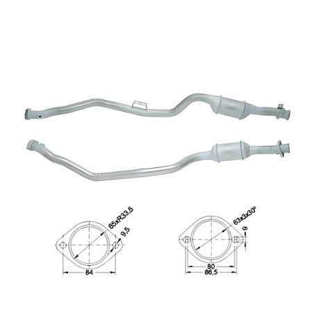 DPF a katalyzátory Magnaflow pro konkrétní model Magnaflow Katalyzátor na MERCEDES | race-shop.cz