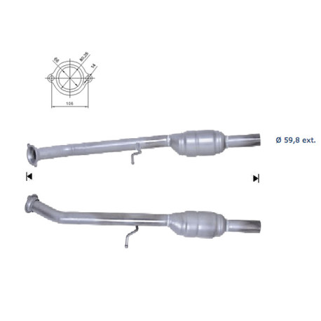 DPF a katalyzátory Magnaflow pro konkrétní model Magnaflow Katalyzátor na MERCEDES | race-shop.cz