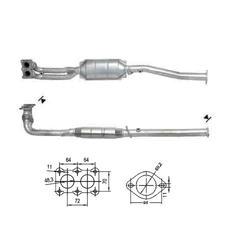 DPF a katalyzátory Magnaflow pro konkrétní model Magnaflow Katalyzátor na MG ROVER | race-shop.cz