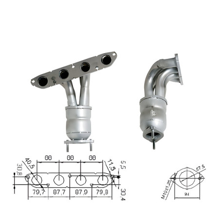 DPF a katalyzátory Magnaflow pro konkrétní model Magnaflow Katalyzátor na MG ROVER | race-shop.cz