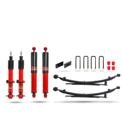 Pedders 803605A sada pro zvednutí podvozku o 2 palce s Nastavitelná pěnová buňka Shocks. Volkswagen Amarok 2023 on. 2.0 models