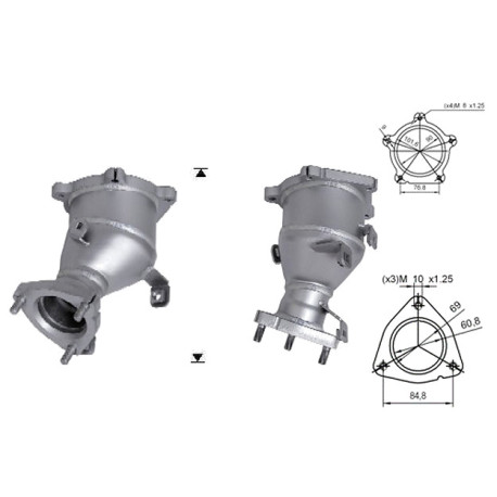 DPF a katalyzátory Magnaflow pro konkrétní model Magnaflow Katalyzátor na NISSAN | race-shop.cz