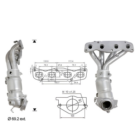 DPF a katalyzátory Magnaflow pro konkrétní model Magnaflow Katalyzátor na NISSAN | race-shop.cz