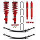 Pedders Pedders 803150 palcová sada pro zvednutí podvozku With Assembled Přední Struts. Nissan Navara D40 | race-shop.cz