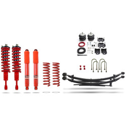 Pedders 803120 Heavy Duty Sada podvozku S přídavnými airbagy & Assembled struts. Ford Ranger, PX