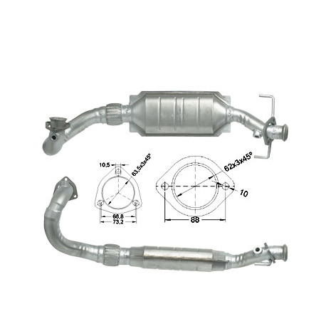 DPF a katalyzátory Magnaflow pro konkrétní model Magnaflow Katalyzátor na SAAB | race-shop.cz